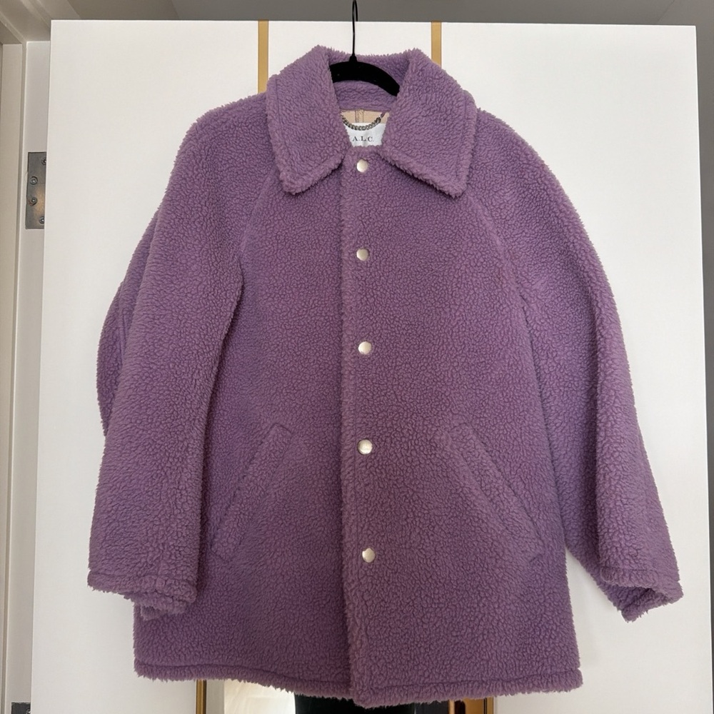 A.L.C. Lavender Teddy Jacket